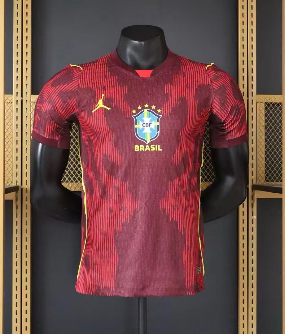 2627 Brazil Red Player S-4XL