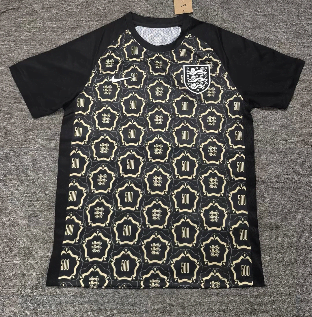 2627 England Black Training Kit S-4XL