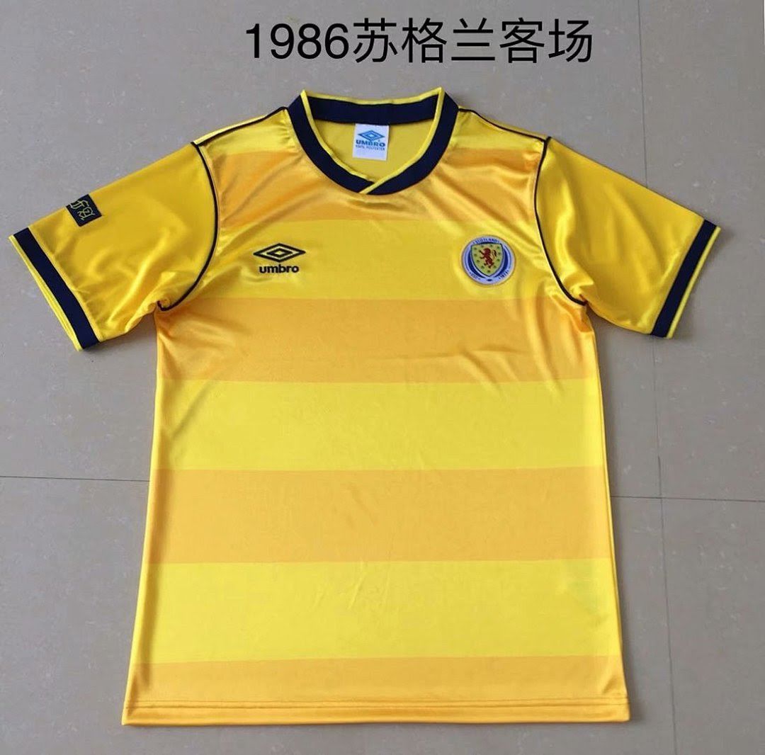 1986 Retro Scotland Away Jersey S-2XL