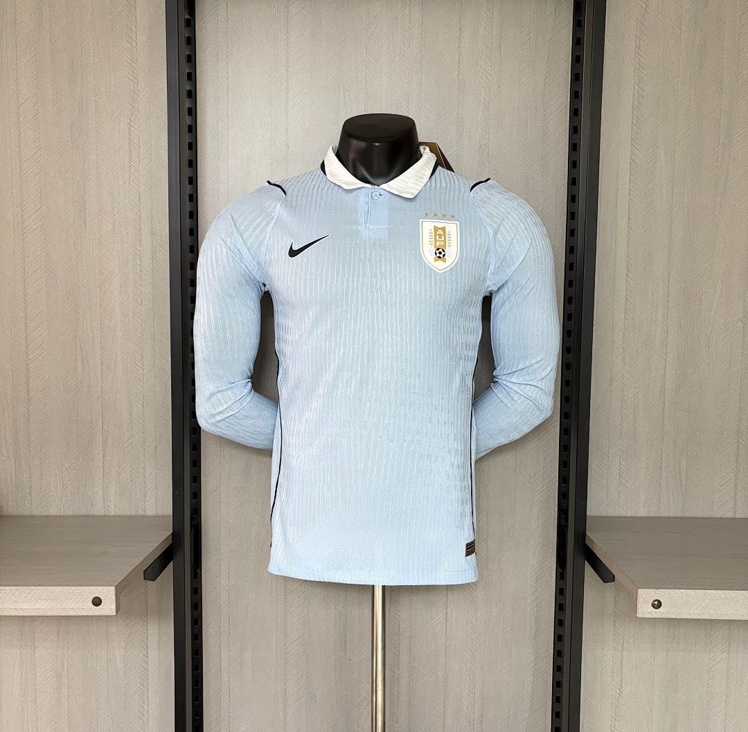 2627 Uruguay Home Long-Sleeve Jersey Player S-3XL