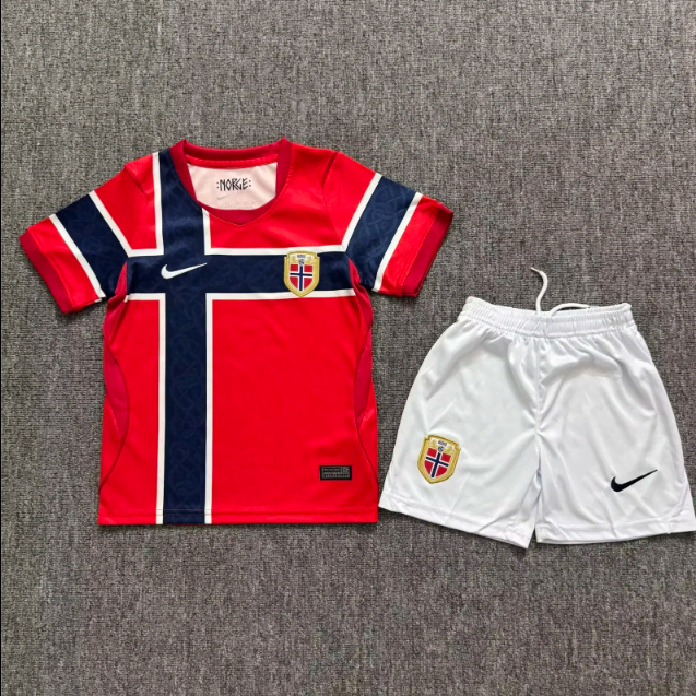 2627 Norway home kids jersey 16-28