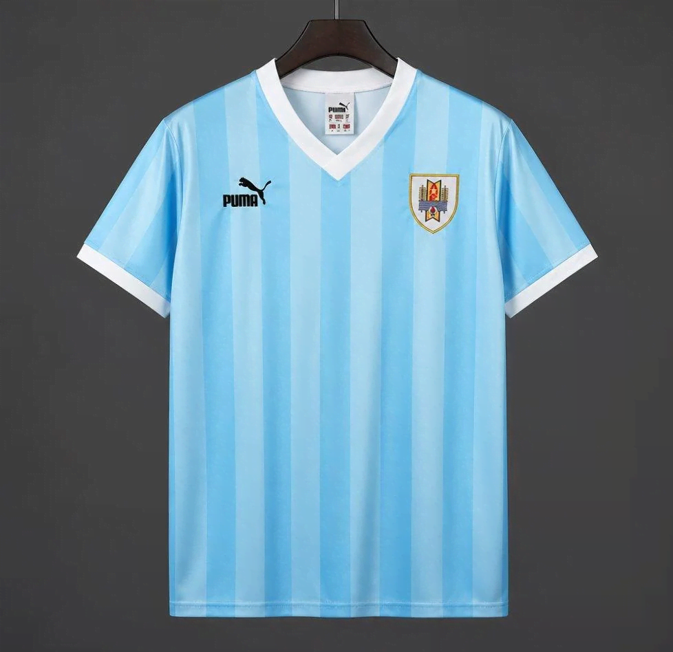 Uruguay 1990 Home Retro Shirt S-2XL