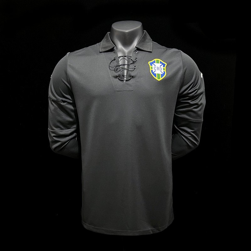 Retro 2004 Brazil Special Edition Black Long Sleeve S-XXL