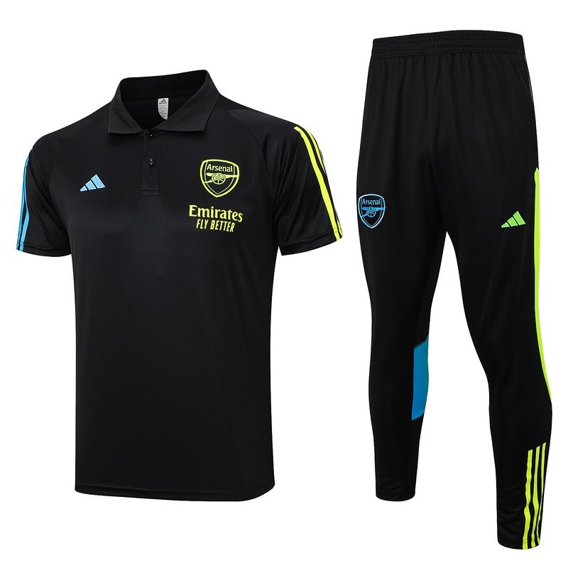 C1047 Arsenal black POLO suit S-XXL