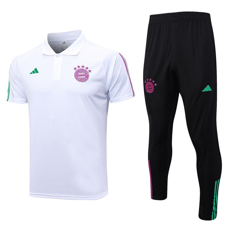 C1049 Bayern white POLO suit S-XXL