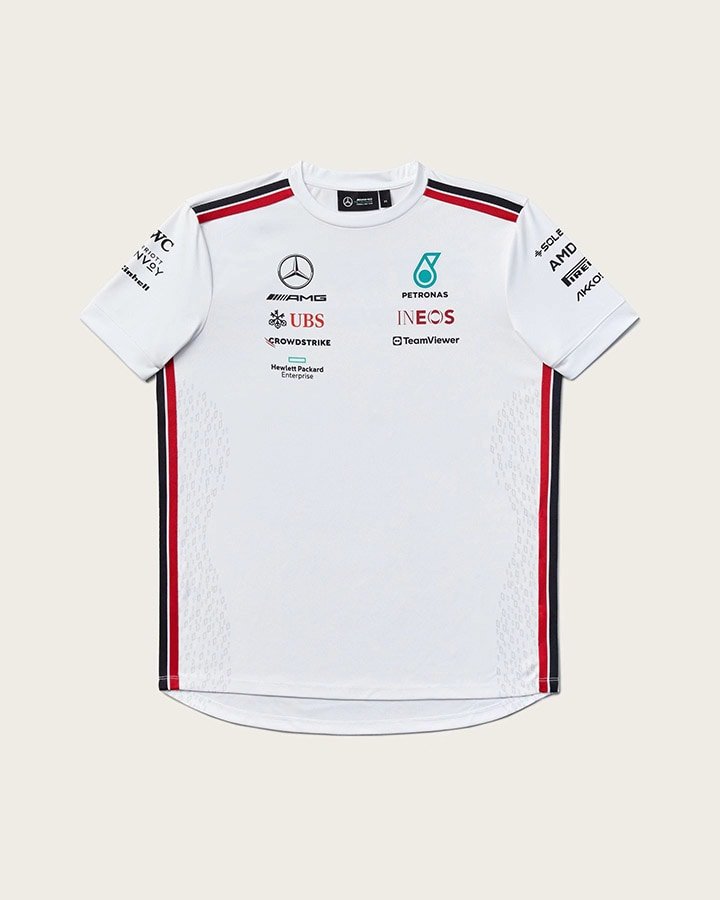 2023 F1 Mercedes White Garden Collar S-5XL AT327
