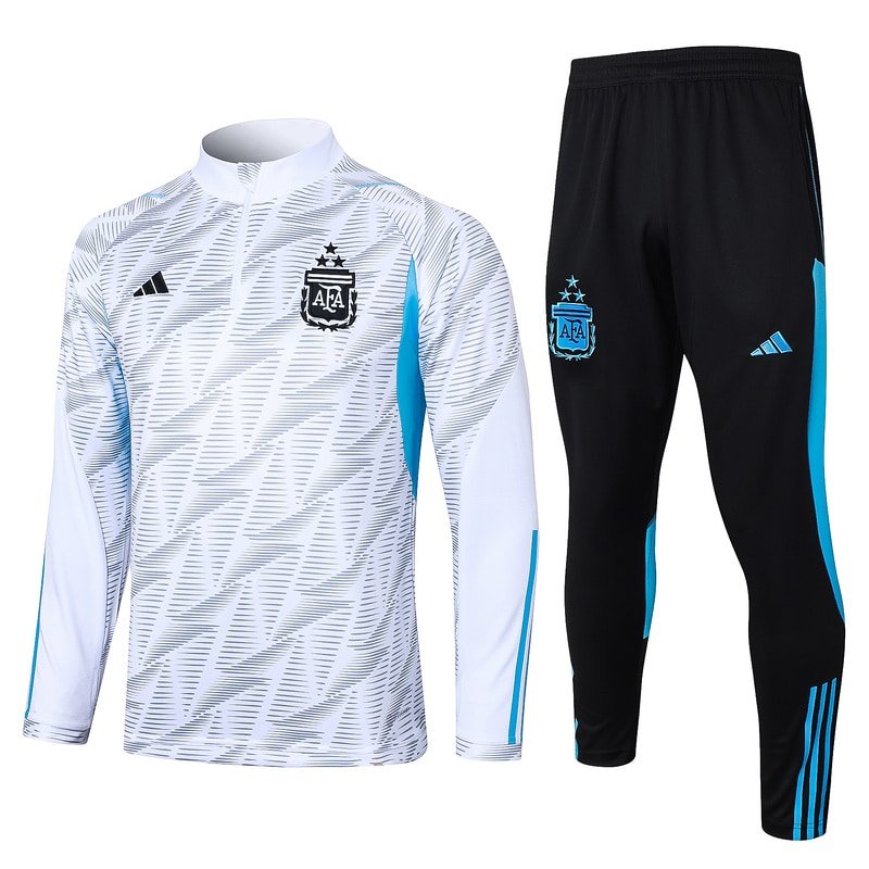 B763 2324 half zipper Argentina WHITE ink kit S-XXL