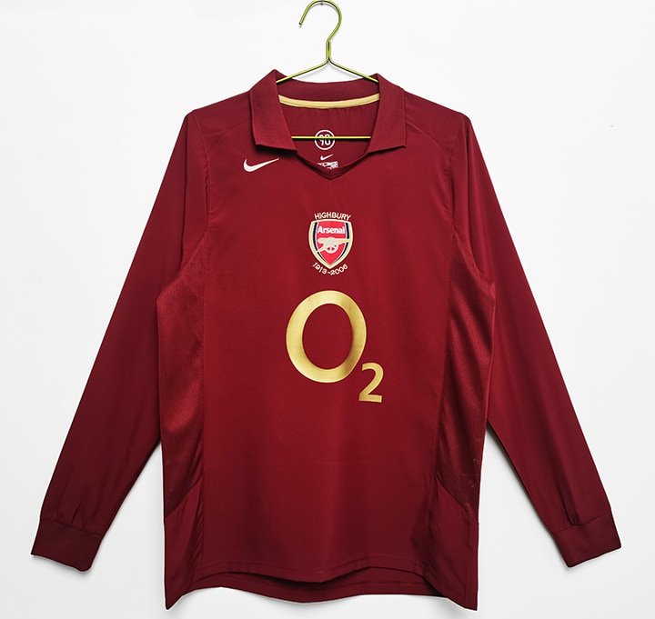 05/06 Retro Arsenal long sleeve home S-XXL