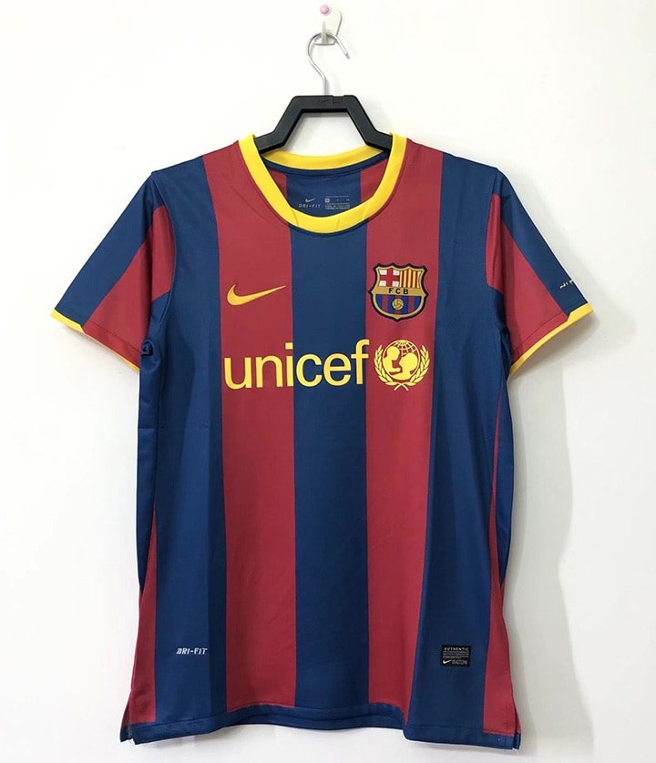 2010/11 Retro Barcelona home S-XXL