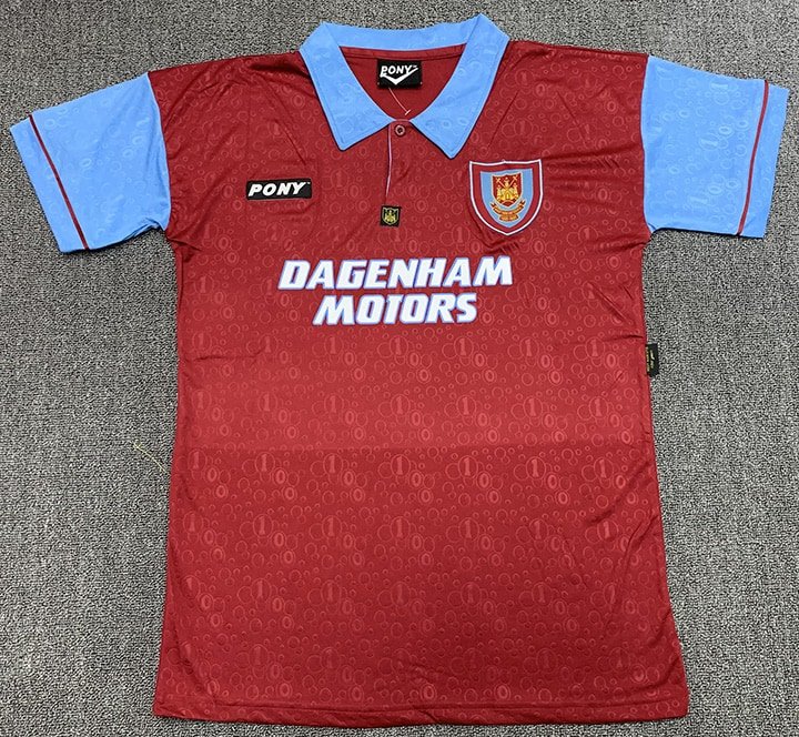 Retro 95-96 West Ham 100 YEAR S-XXL