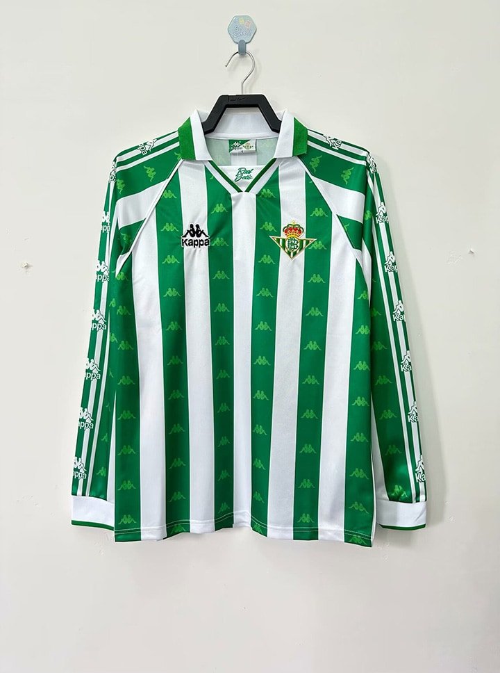 1995-1996 Real Betis fan version King's Cup long sleeve home S-XXL AT312