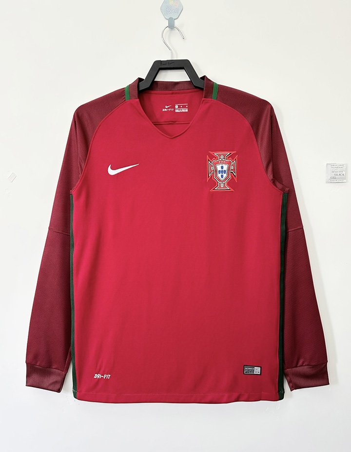 2016 Retro Portugal home long sleeve S-XXL