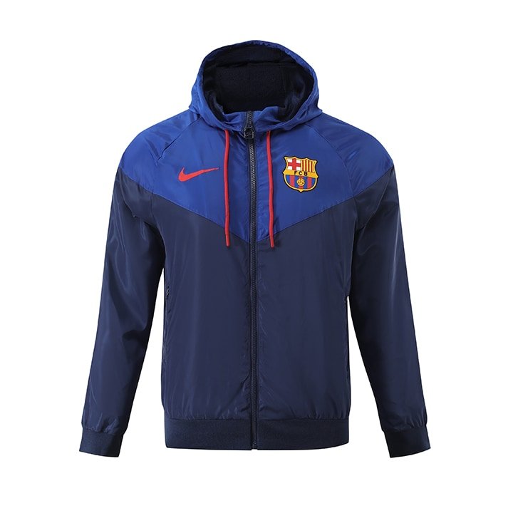 2023 Barcelona player windbreaker deep blue S-XXL