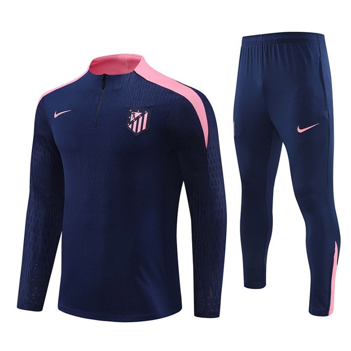 2425 Atl&eacute;tico de Madrid short zipper diamond blue kit S-XXL