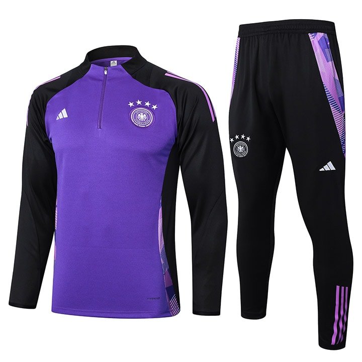 B807 2425 Germany training suit kits purple S-XXL