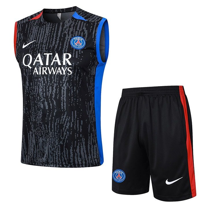 D1021 2425 PSG training suit black vest S-XXL