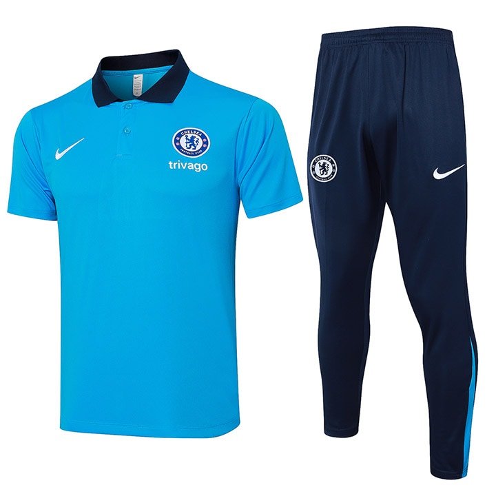 C1086 2425 Chelsea short sleeve light blue kit S-XXL