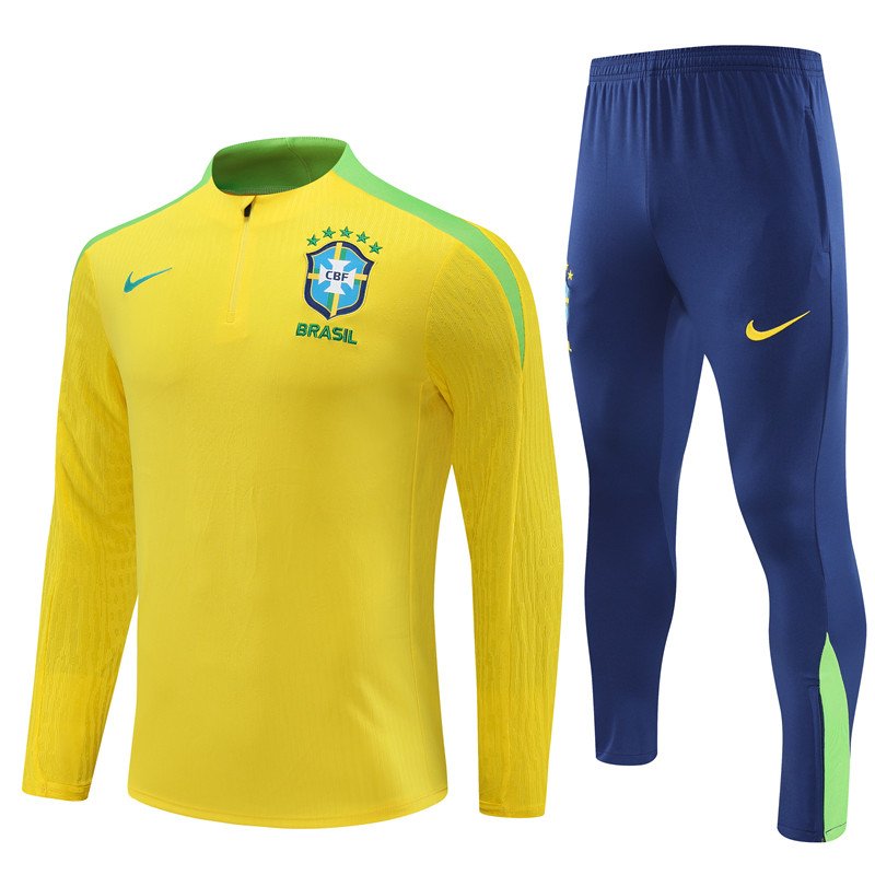 2425 Brazil short zipper yellow kit S-XXL