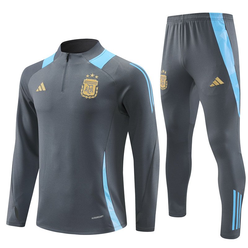 2425 Argentina short zipper grey kit S-XXL