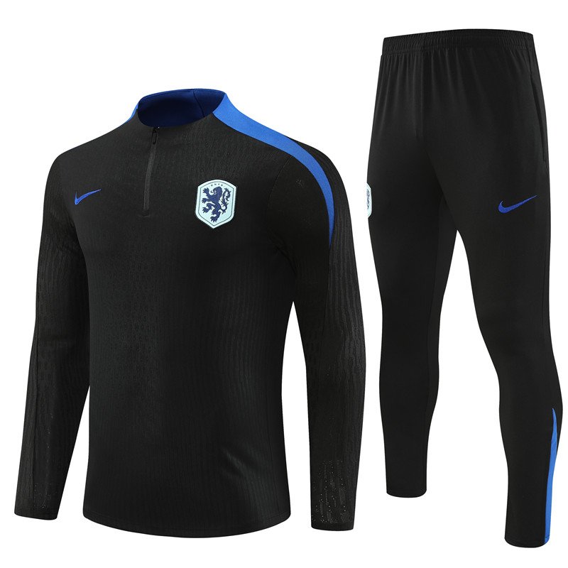 2425 Netherland  short zipper black kit S-XXL