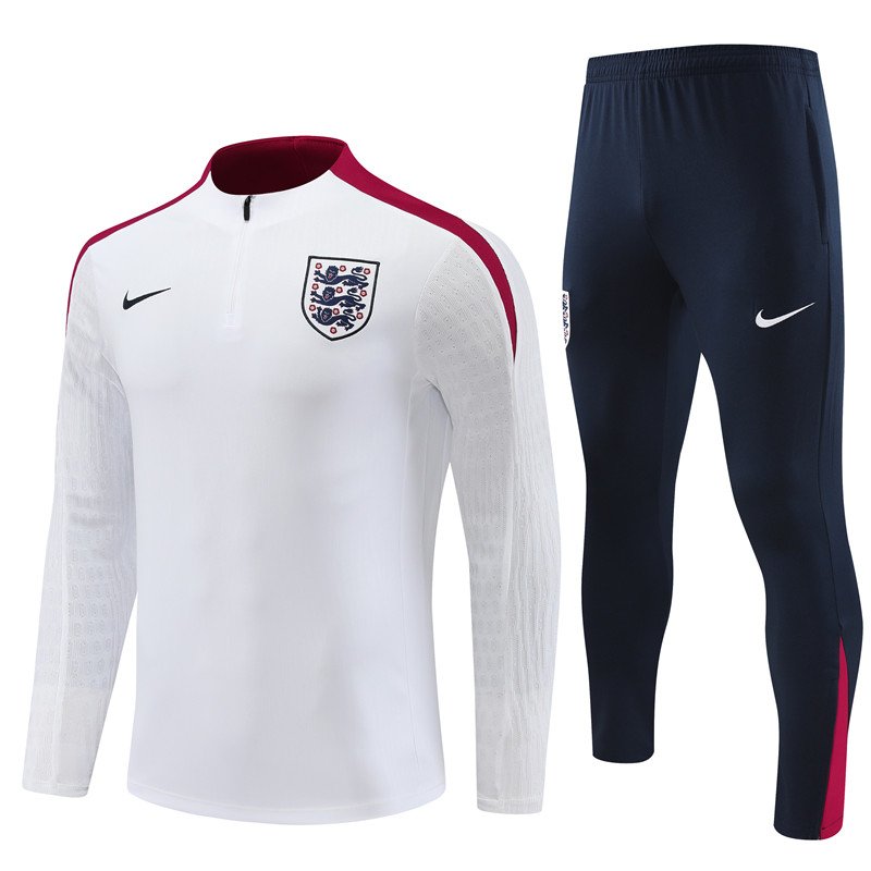 2425 England short zipper white kit S-XXL
