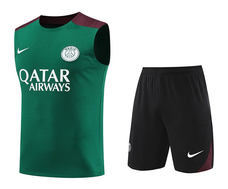 2425 PSG training suit deep green vest S-XXL