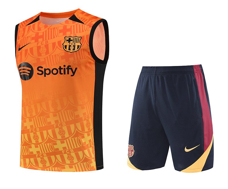 2425 Barcelona training suit orange vest S-XXL