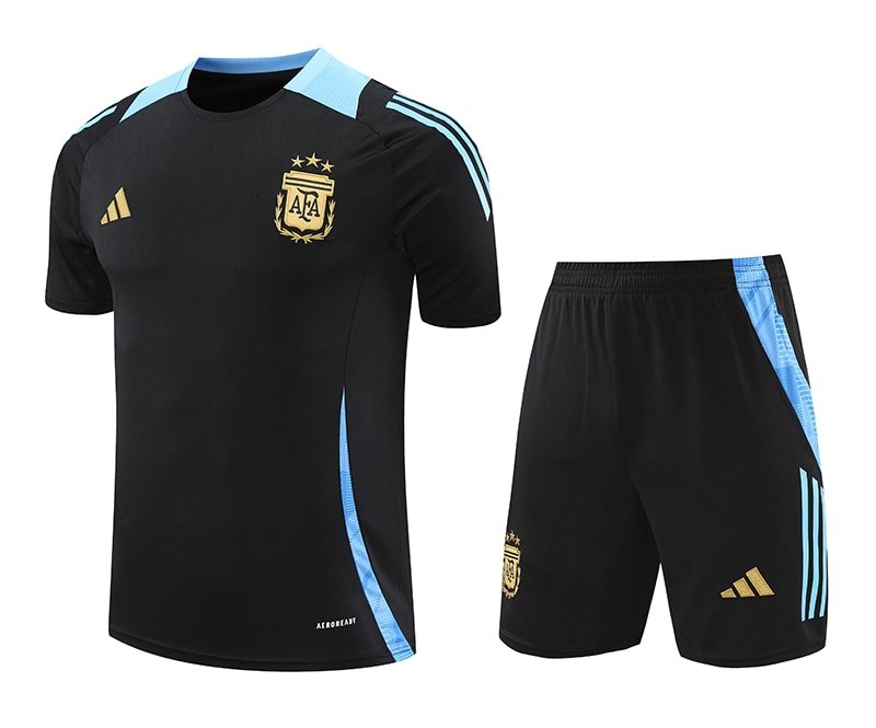 2425 Argentina training suit kit black S-XXL