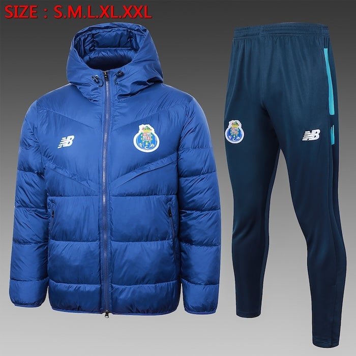 23/24 Porto blue cotton jacket S-XXL