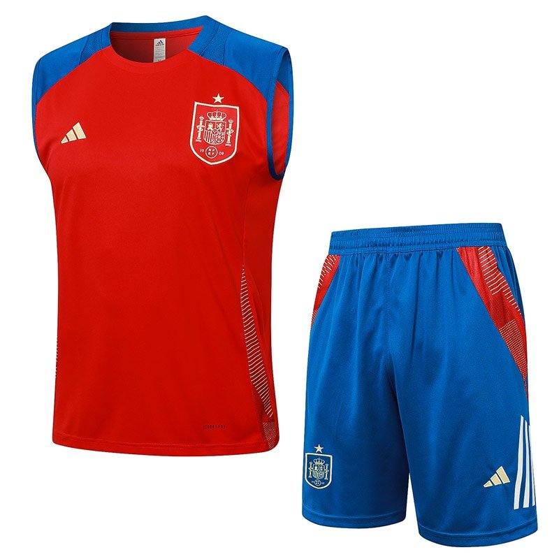 D1064 2425 Spain red training suit vest S-XXL