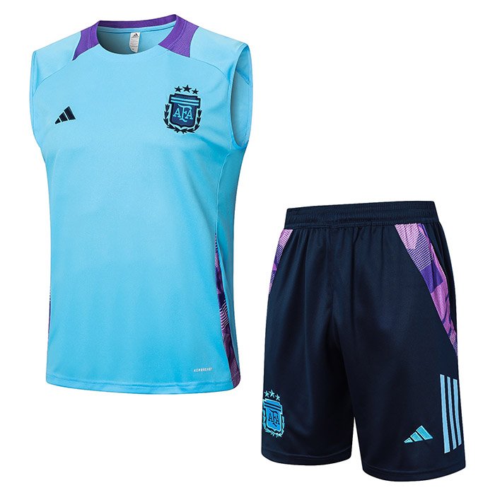 D1079 2425 Argentina training suit light blue vest S-XXL