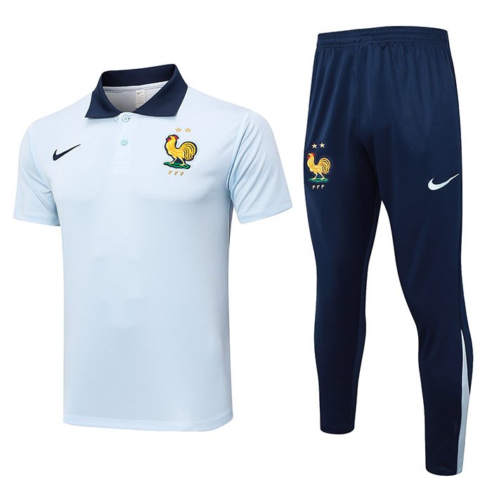 C1103 2425 France light blue training suit POLO S-XXL