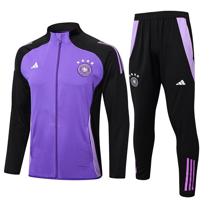 A731 2425 Germany purple black long zipper training suit S-XXL