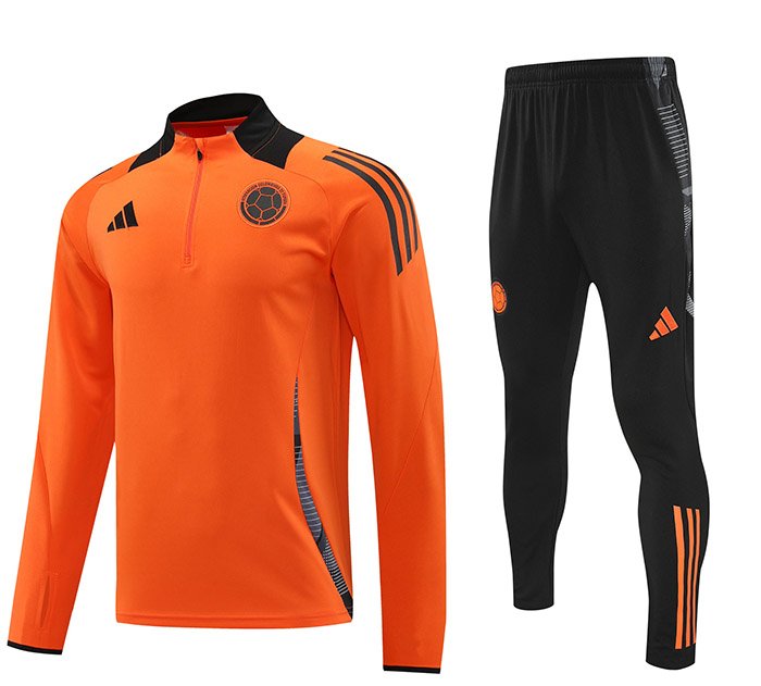 2425 Colombia half zipper kit orange S-XXL