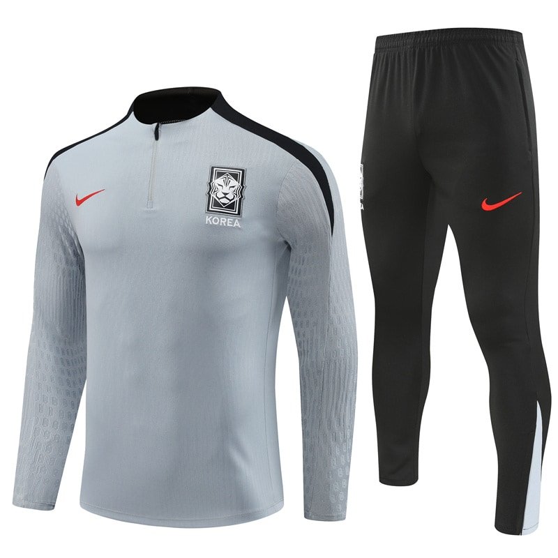 2425 half  zipper Korea  grey kit S-XXL