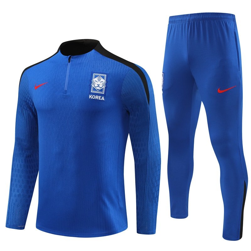 2425 half zipper Korea blue kit S-XXL