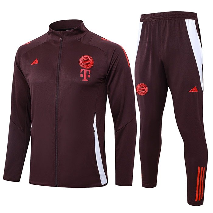 A747 2425 Bayern long zipper deep red kit S-XXL