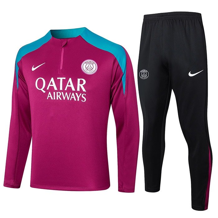 B821 2425 PSG half zipper deep red kit S-XXL