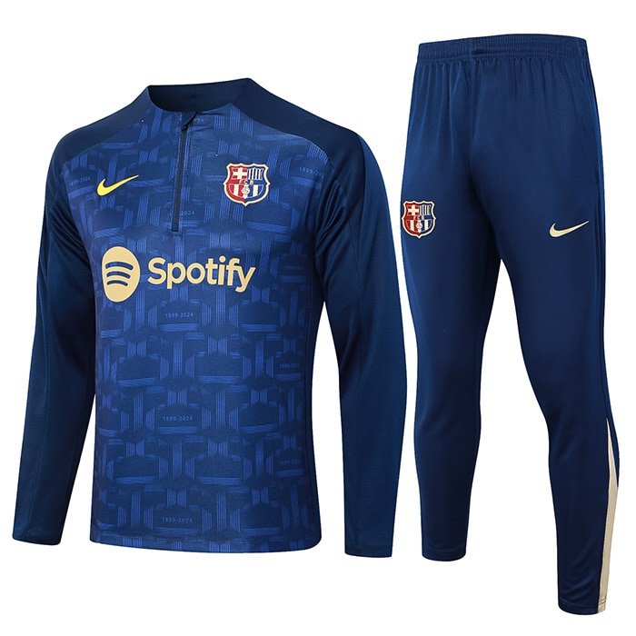 B848 2425 Barcelona half zipper blue kit S-XXL