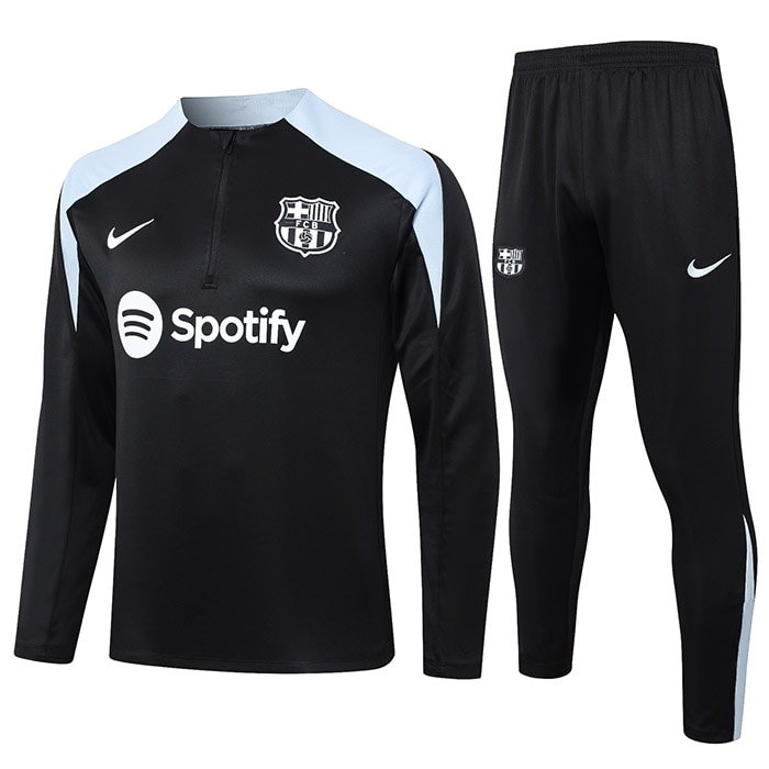 B856 2425 Barcelona half zipper black kit S-XXL
