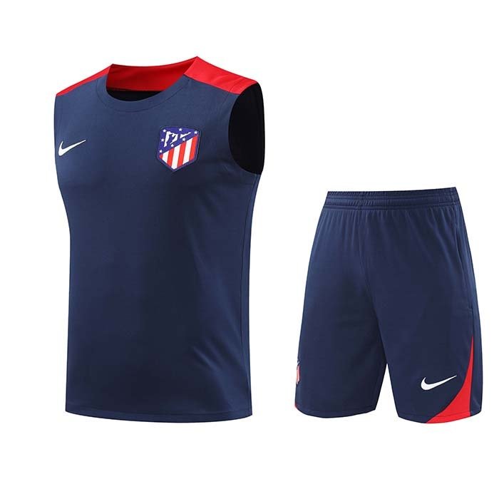 2425 Atl&eacute;tico de Madrid black vest kit S-XXL
