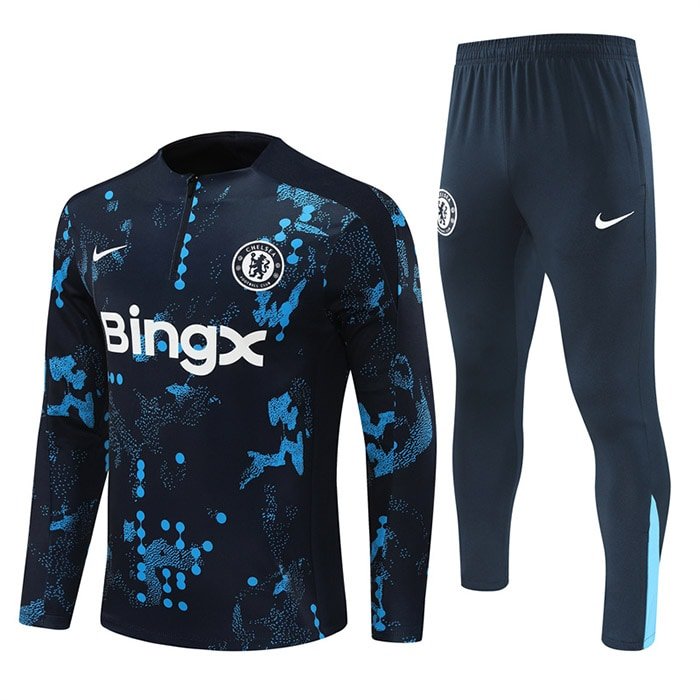 2425 Chelsea half zipper deep blue kit S-XXL