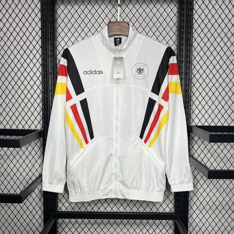 Germany 2024/25 Euro white windbreaker