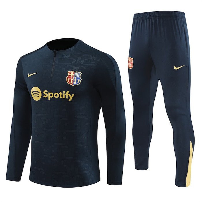 2425 Barcelona half zipper black kit S-XXL