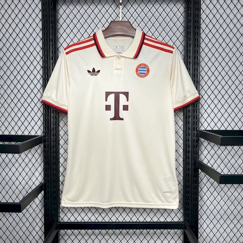 2425 Bayern white POLO third away S-4XL