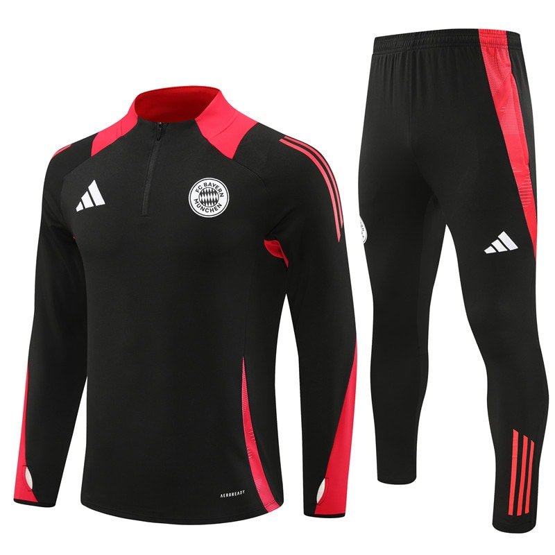 2425 Bayern half zipper black kit S-XXL