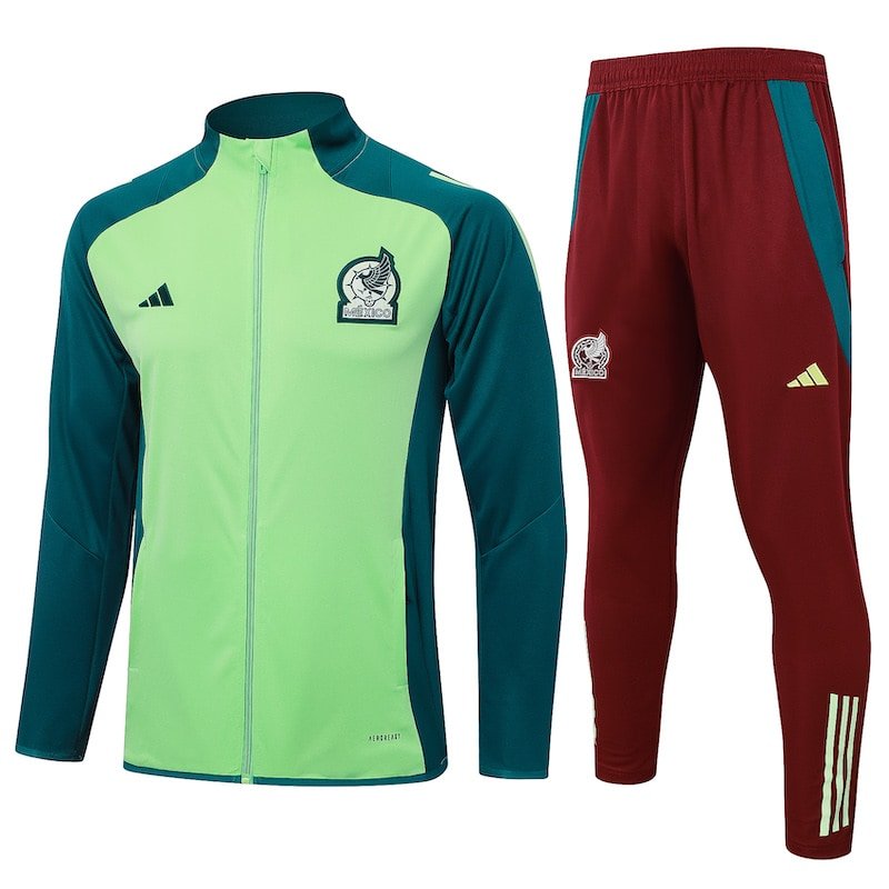 A766 2425 long zipper Mexico light green kit S-XXL