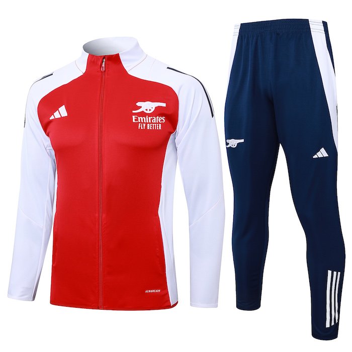 A787 2425 Arsenal long zipper red kit S-XXL