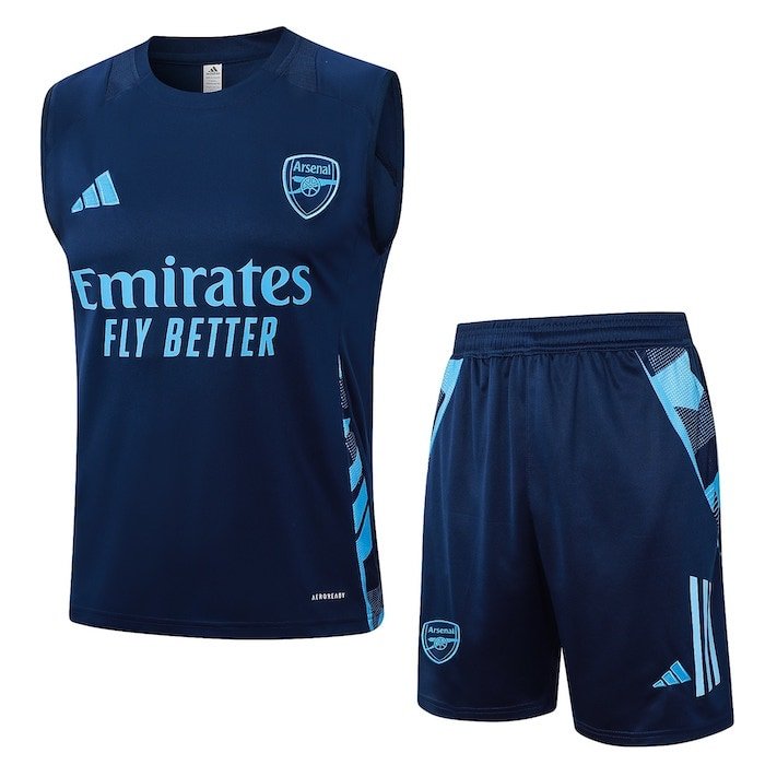 D1146 2425 Arsenal diamond blue taining suit vest S-XXL