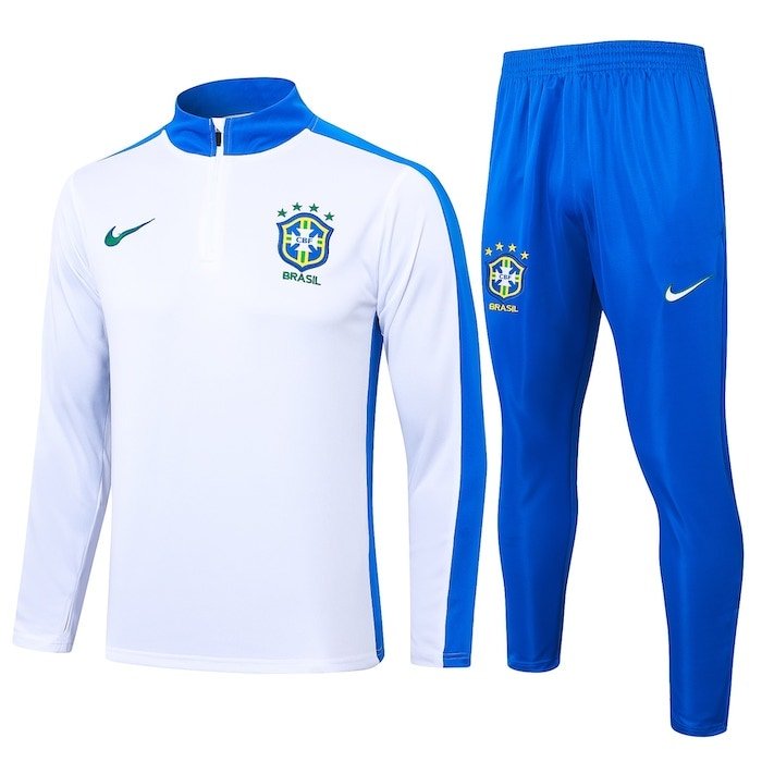 B917 2425 half zipper Brazil white kit S-2XL